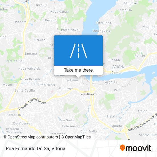 Rua Fernando De Sá map