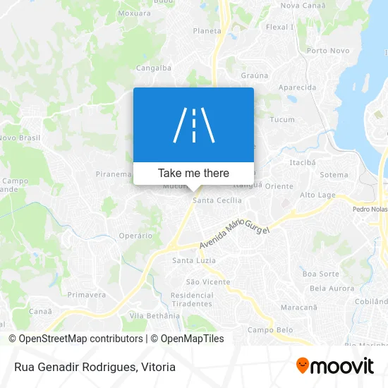 Rua Genadir Rodrigues map