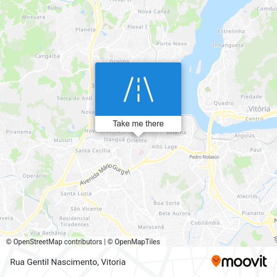 Rua Gentil Nascimento map