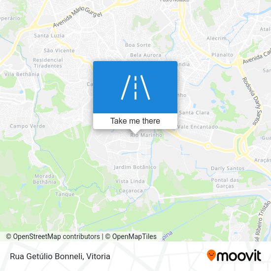 Rua Getúlio Bonneli map