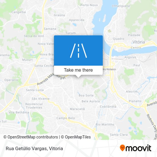 Rua Getúlio Vargas map