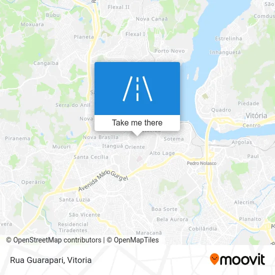 Rua Guarapari map