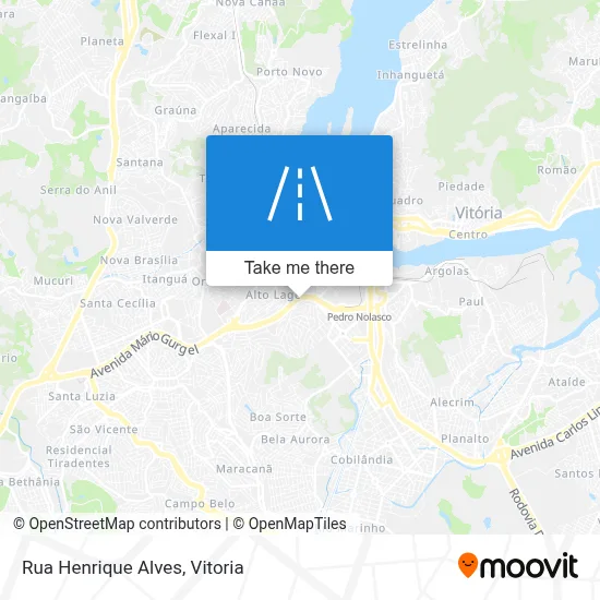 Rua Henrique Alves map