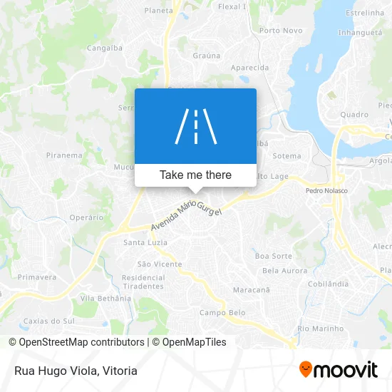 Rua Hugo Viola map