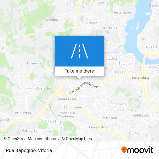 Rua Itapegipe map