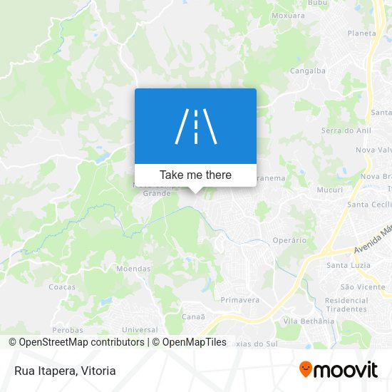 Rua Itapera map