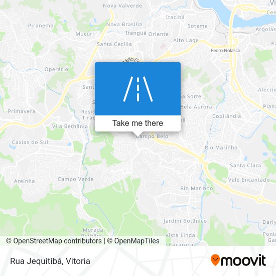 Rua Jequitibá map