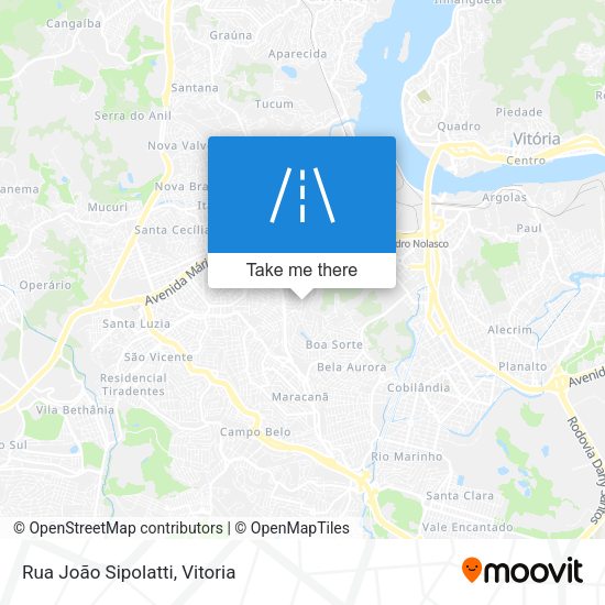 Rua João Sipolatti map