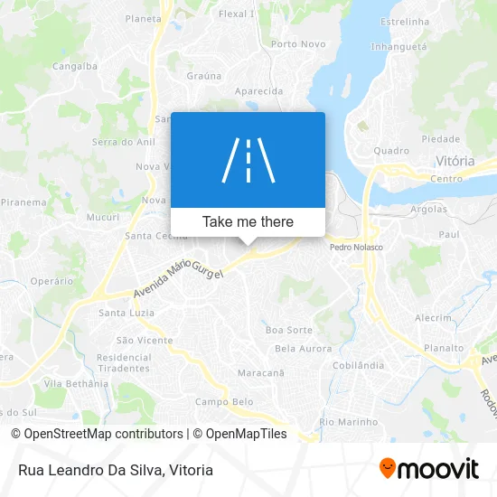 Rua Leandro Da Silva map