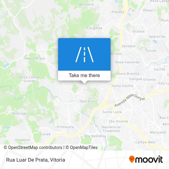 Rua Luar De Prata map