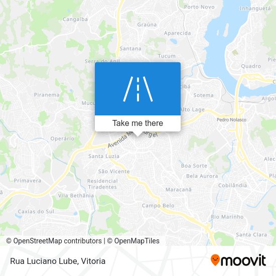 Rua Luciano Lube map
