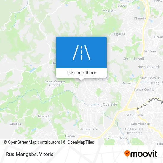 Rua Mangaba map