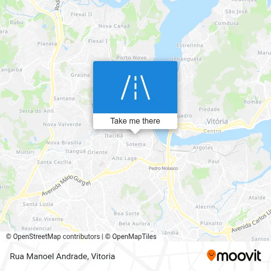 Rua Manoel Andrade map