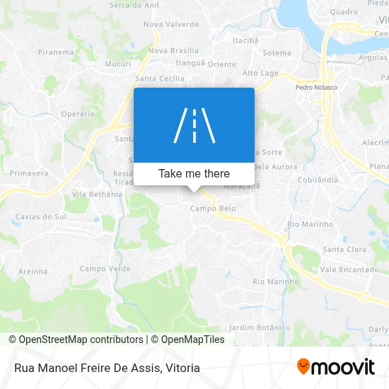 Rua Manoel Freire De Assis map