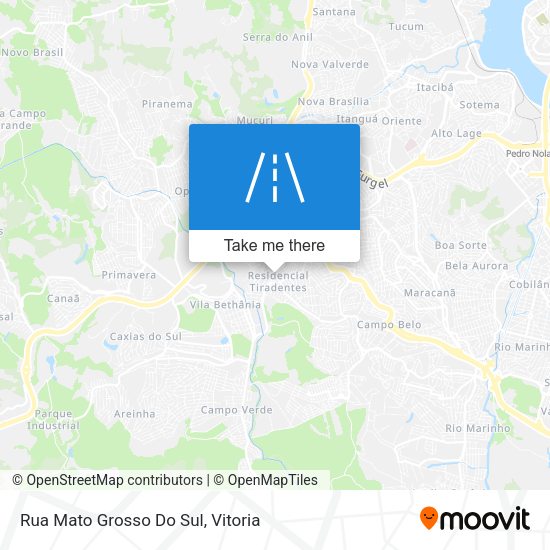 Rua Mato Grosso Do Sul map
