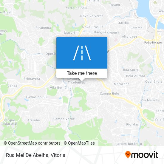 Rua Mel De Abelha map