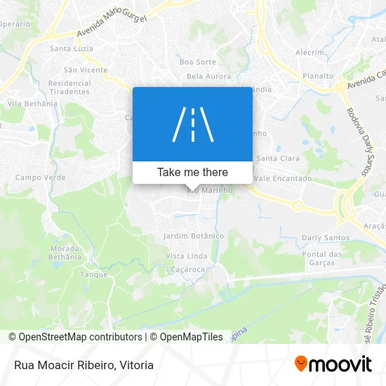 Rua Moacir Ribeiro map