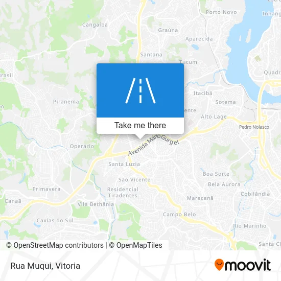 Rua Muqui map