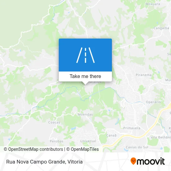 Rua Nova Campo Grande map