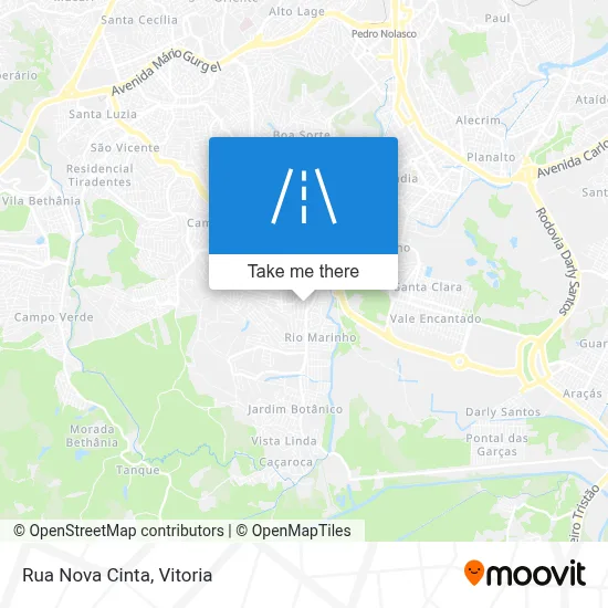 Rua Nova Cinta map