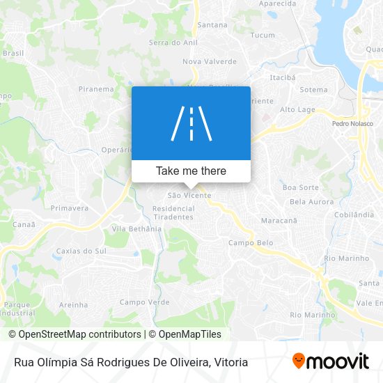 Rua Olímpia Sá Rodrigues De Oliveira map