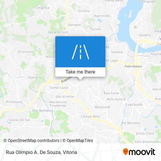 Rua Olímpio A. De Souza map