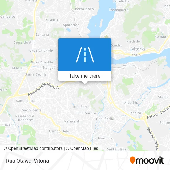 Rua Otawa map