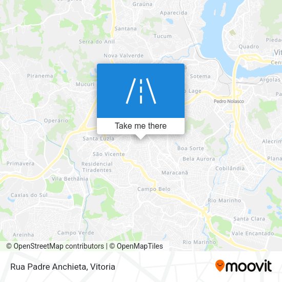 Rua Padre Anchieta map
