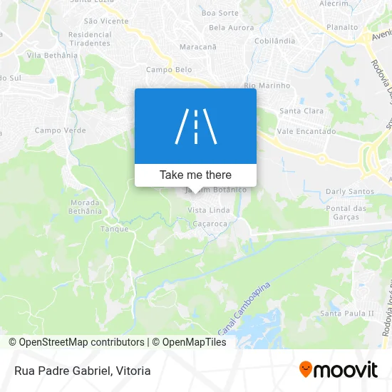 Rua Padre Gabriel map