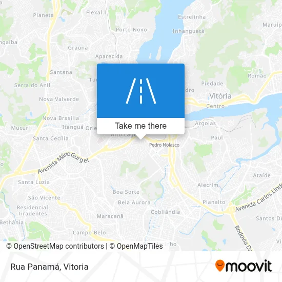 Rua Panamá map
