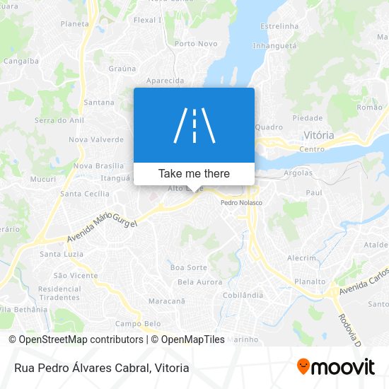 Rua Pedro Álvares Cabral map