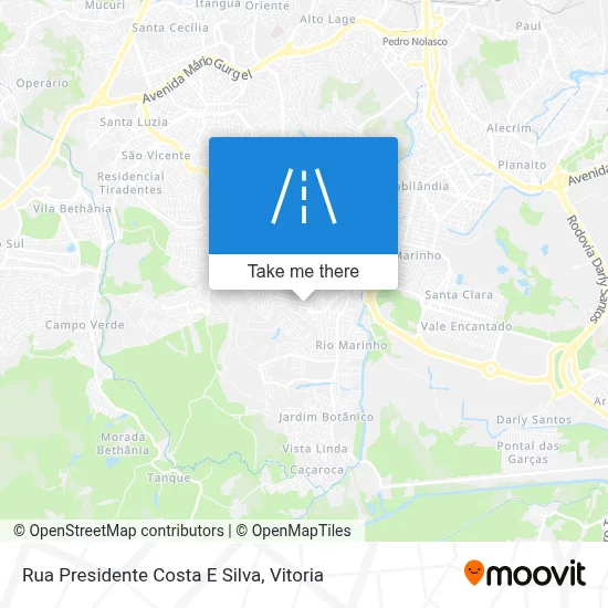 Rua Presidente Costa E Silva map