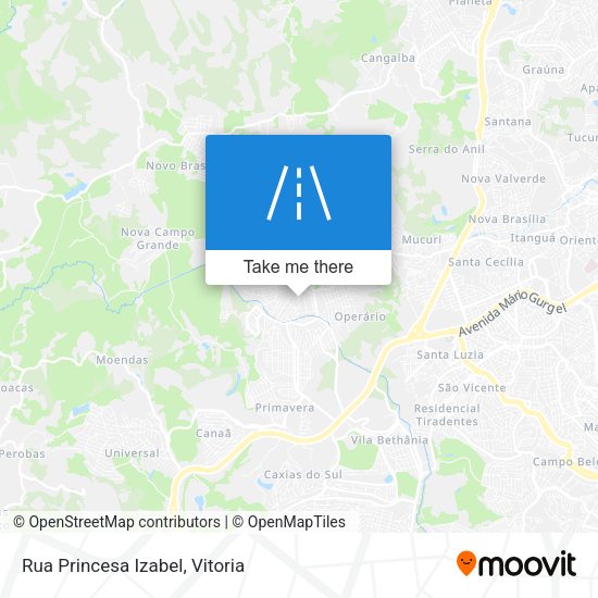 Rua Princesa Izabel map