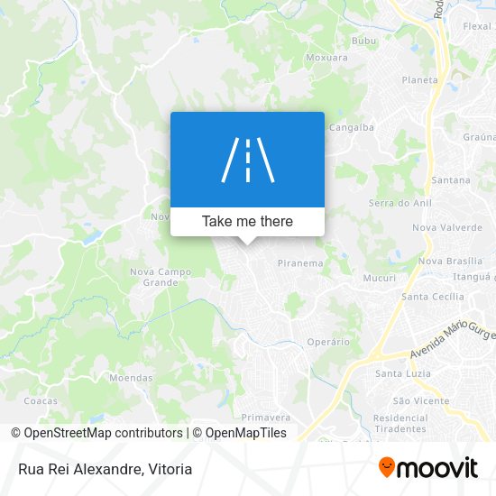 Rua Rei Alexandre map