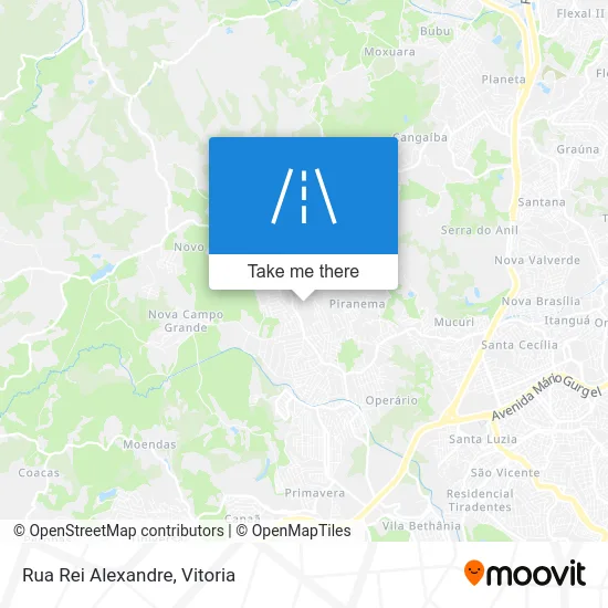 Rua Rei Alexandre map