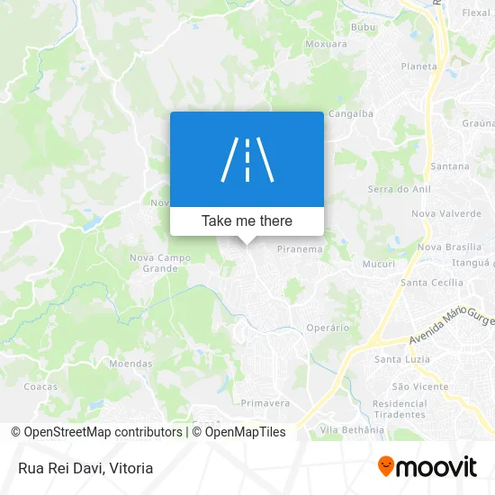 Rua Rei Davi map