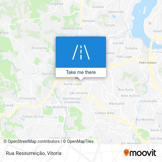 Rua Ressurreição map
