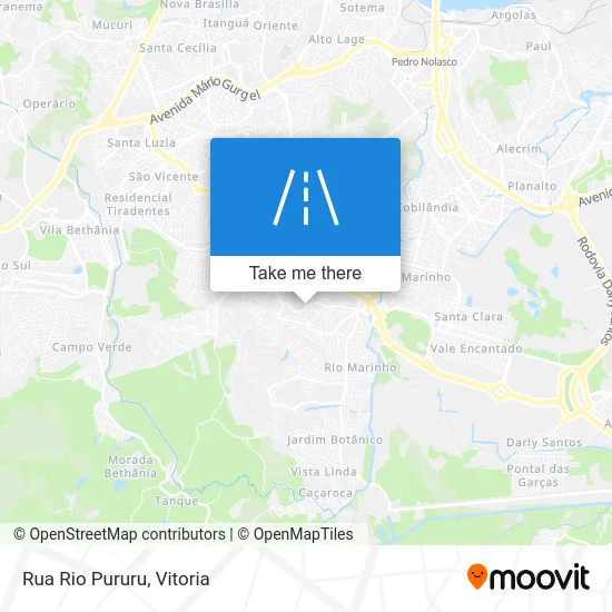 Rua Rio Pururu map