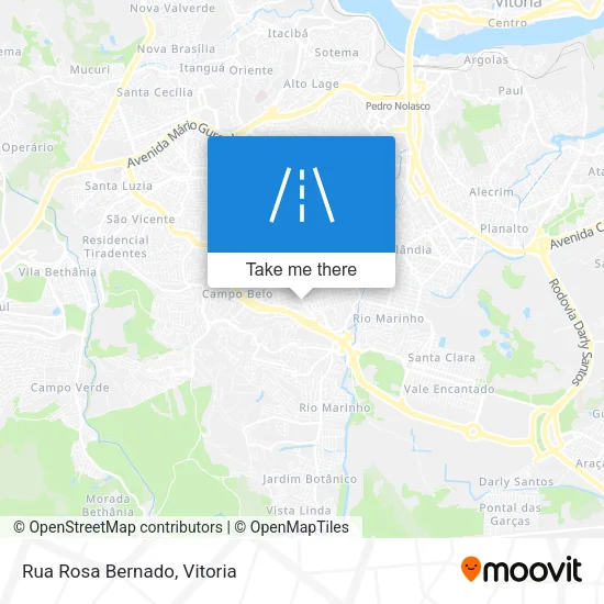 Rua Rosa Bernado map
