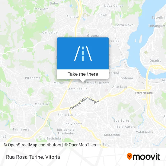 Rua Rosa Turine map