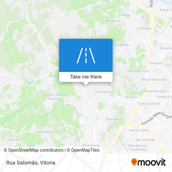 Rua Salomão map
