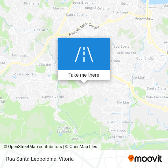 Rua Santa Leopoldina map