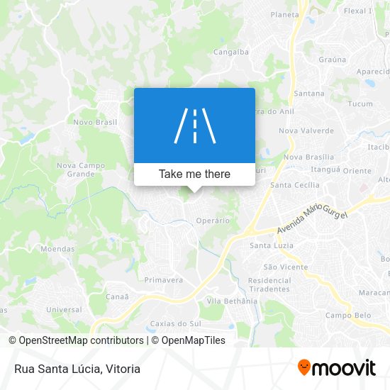 Rua Santa Lúcia map