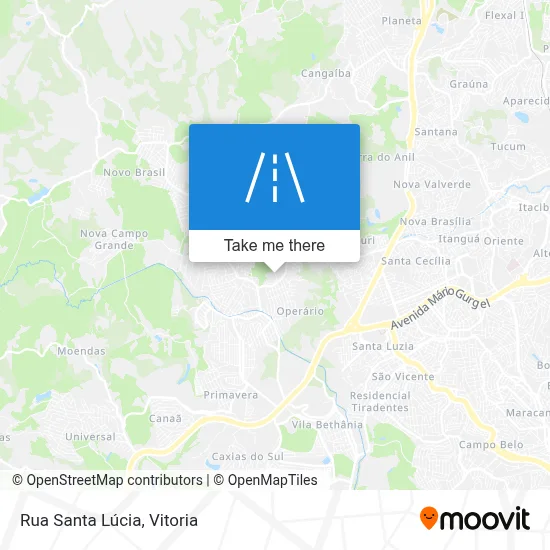 Rua Santa Lúcia map