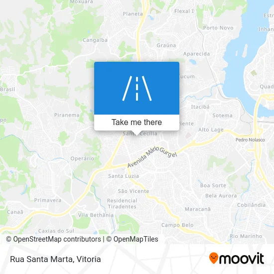 Rua Santa Marta map