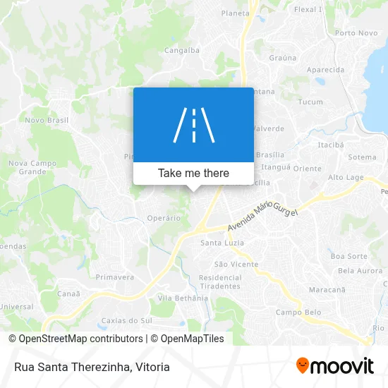 Rua Santa Therezinha map