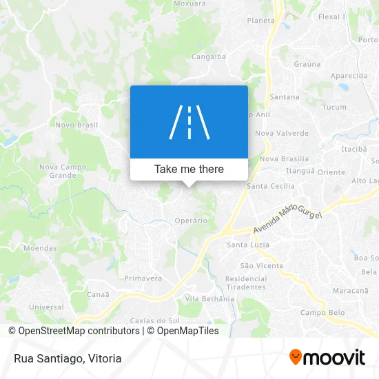 Rua Santiago map