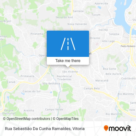 Rua Sebastião Da Cunha Ramaldes map