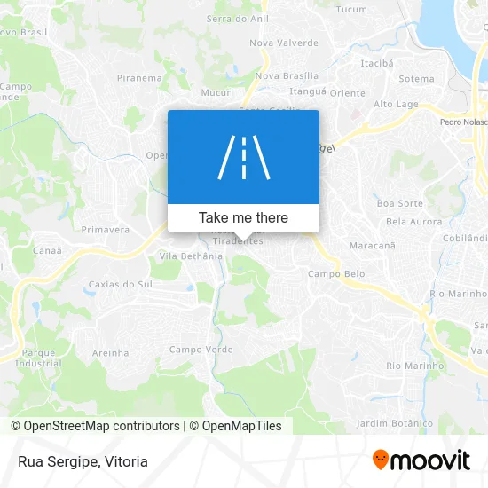 Rua Sergipe map