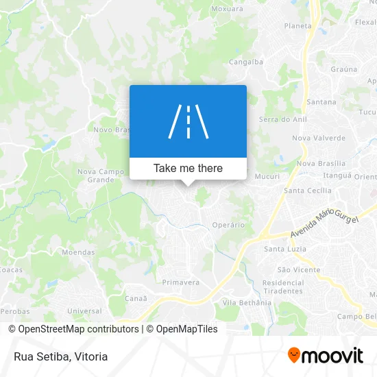 Rua Setiba map